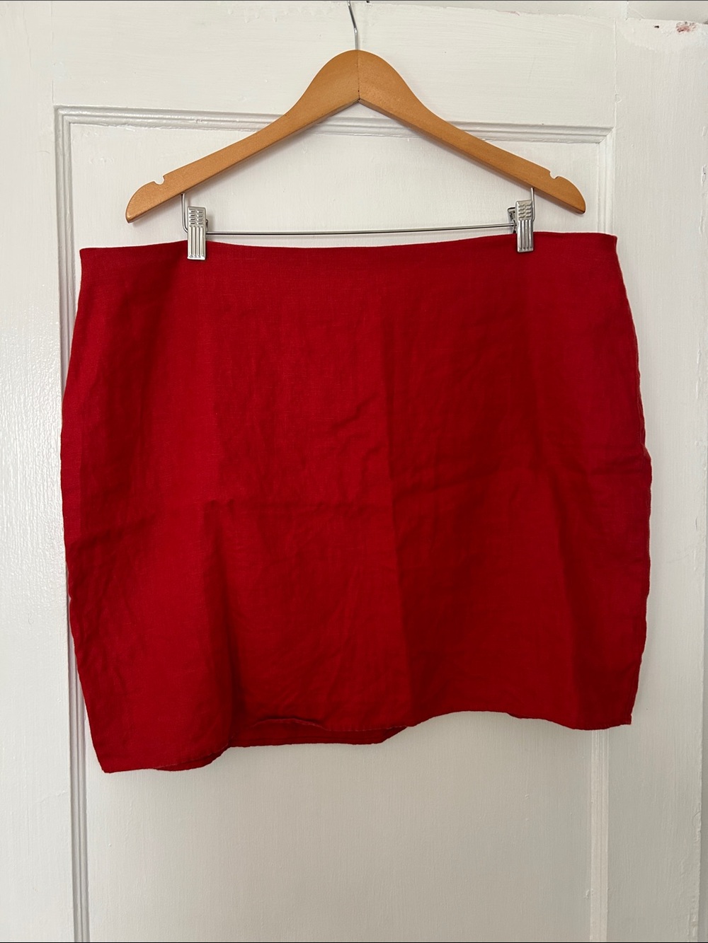 Reformation Linen Mini Skirt